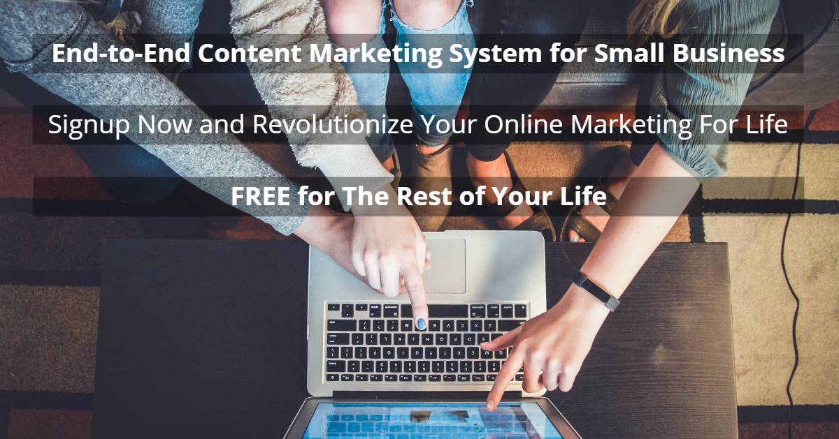 Content marketing system for free