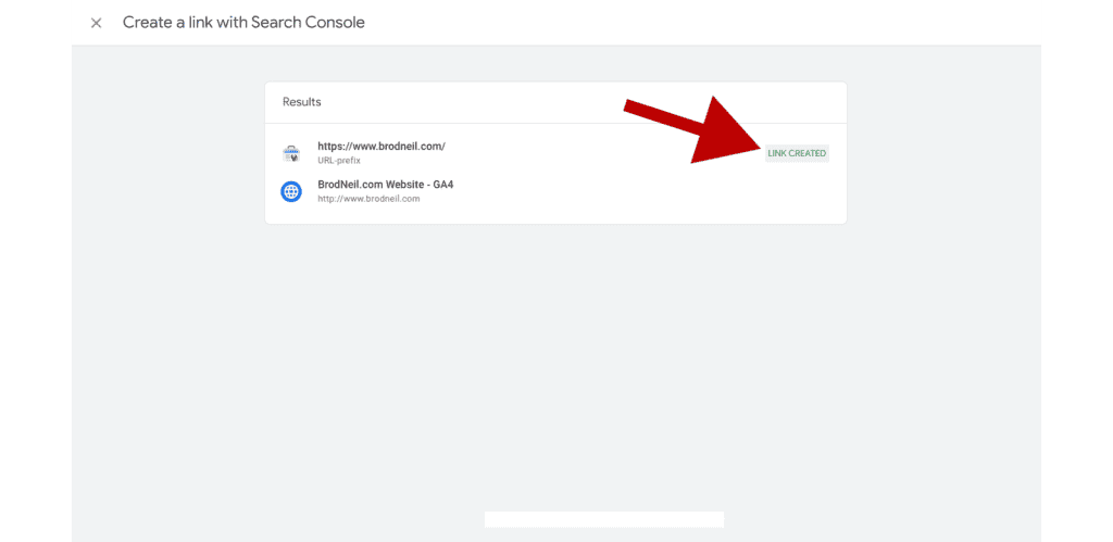 Link Google Analytics 4 and Google Search Console - GA4 and GSC - Step 10