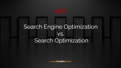 Search Engine Optimization vs. Search Optimization