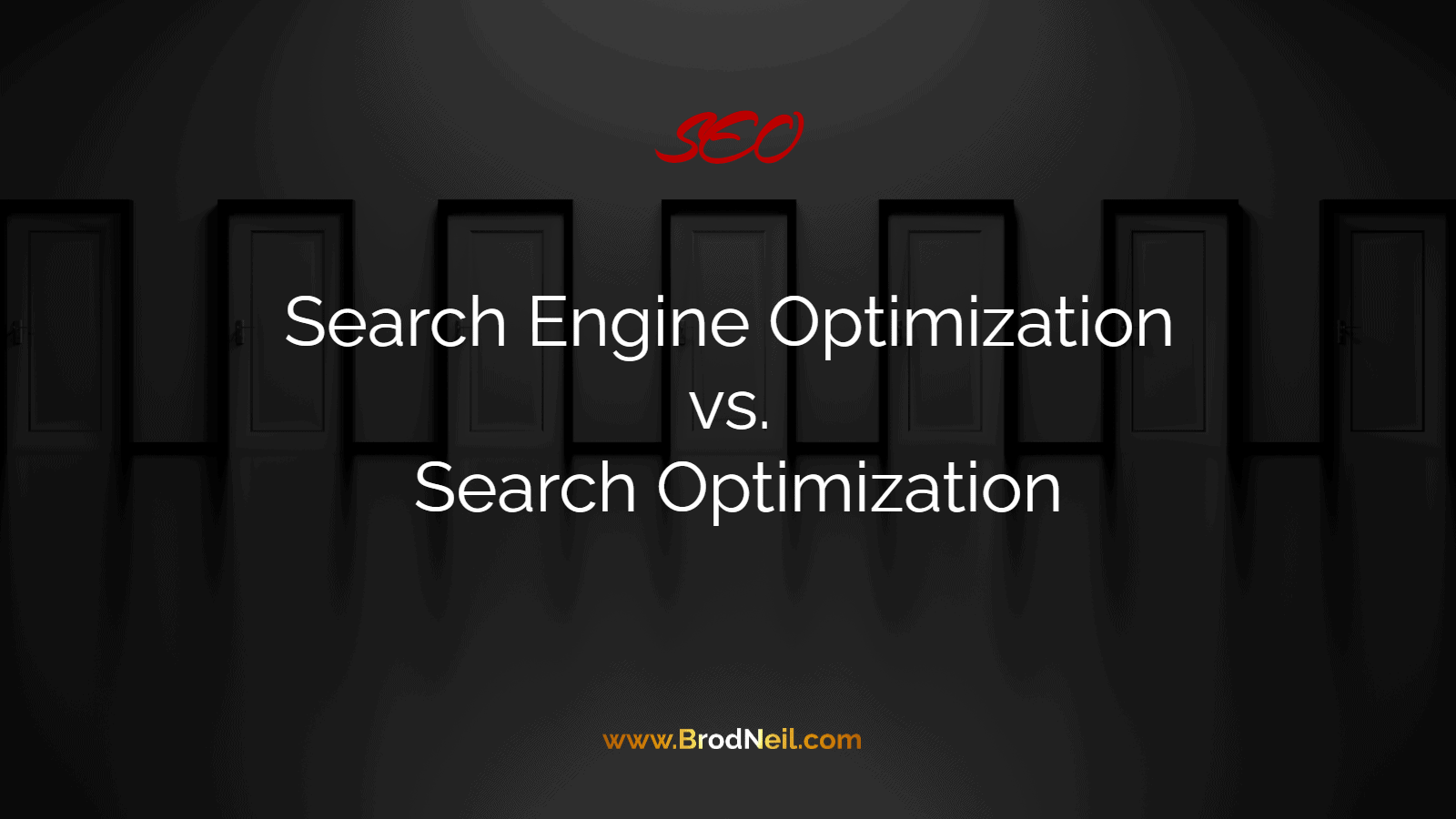 Search Engine Optimization vs. Search Optimization