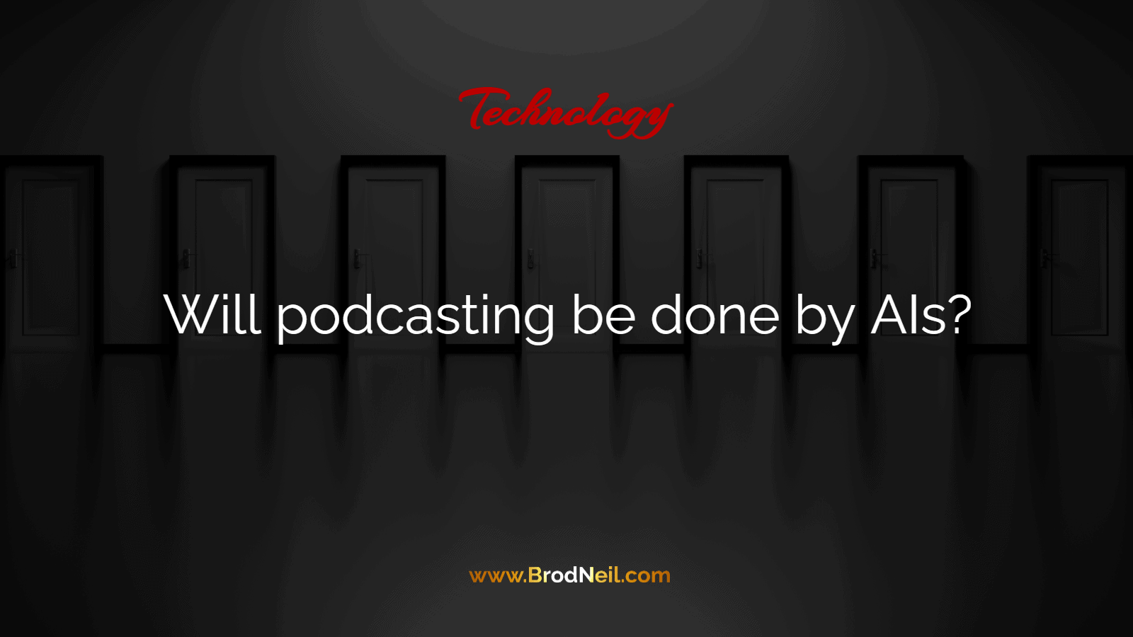 Will podcasting be done by AIs?